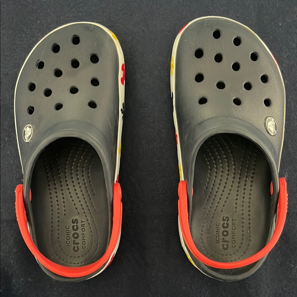 Crocs Kids' Navy and Red Clogs
